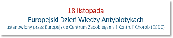 Europejski dzień wiedzy o antybiotykach